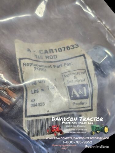 Tie Rod CAR107633 Fits Ford New Holland 4630 4630N 4630O 4830 4830N 5030 5030O
