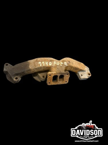 87800661 87802795 FORD NEW HOLLAND TS110 7740 2550 EXHAUST MANIFOLD USED