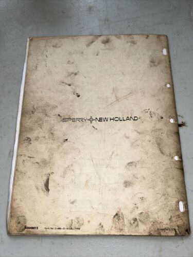 SPERRY NEW HOLLAND HAYBINE MOWER CONDITIONER 488 OPERATORS MANUAL FARM MACHINE