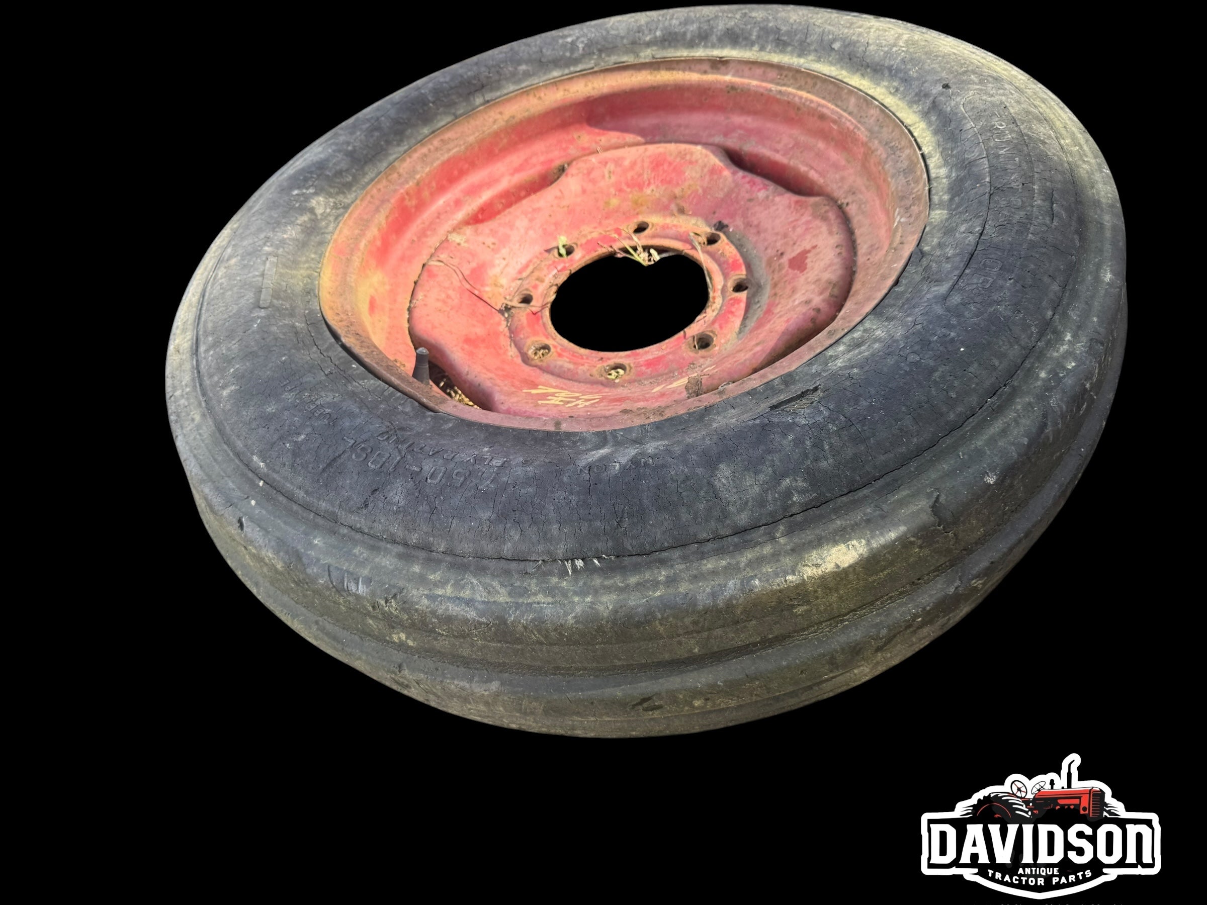 International 706 Wheatland 7.50-18 Front rims-Tires