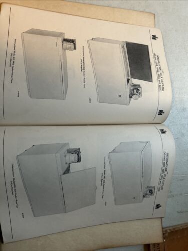 International Harvester MILK COOLERS models 4F, 6F, 8F, 4HG, 6HG, 12HG