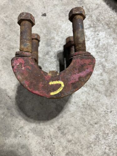 Farmall Super C SC IH Tractor original wheel hub wedge clamp w/ bolts to axle