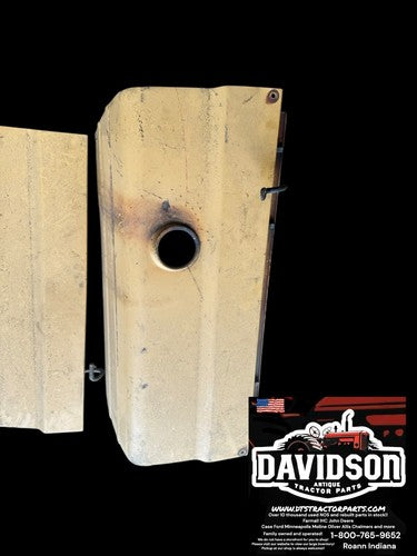 Ford 455-D Hood Side Panel Pair Antique Tractor