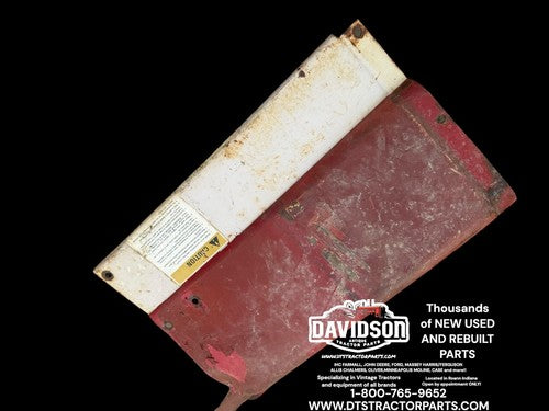 International 1066 Tractor Original IH IHC left rear dash hood section panel