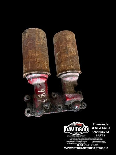International 686 Dual Oil Filter Housing Antique Tractor