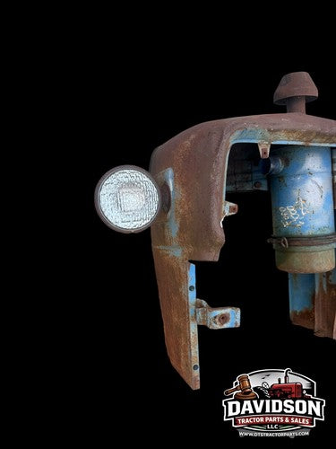 Ford 4000 Diesel Front Nose Cone Hood W/air Cleaner & Headlights Antique Tractor