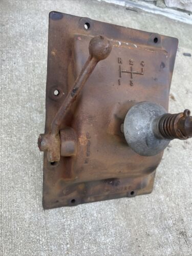 International Farmall 444 IH tractor Original transmission cover panel W/shifter