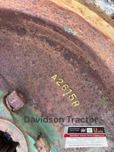 John Deere A JD Tractor Electric start flywheel A2615R w/ starter ring gear