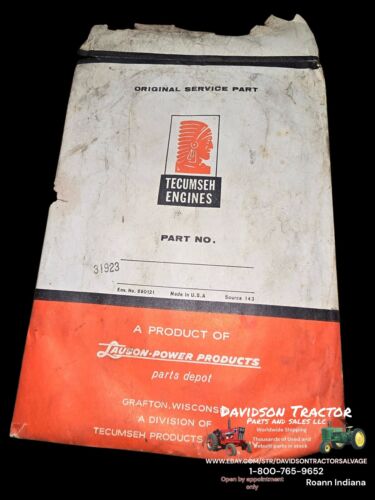 TECUMSEH ENGINE CYLINDER HEAD GASKET PART NUMBER 31923 NOS OEM PART