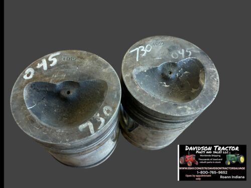 John Deere 730 Gas .045 Over Piston Pair Antique Tractor