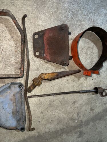 Allis Chalmers B C miscellaneous Parts lot Brackets And More