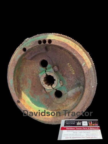 John Deere A JD Tractor Electric start flywheel A2615R w/ starter ring gear