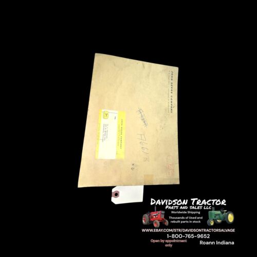 Genuine John Deere A661R New Old Stock Gasket