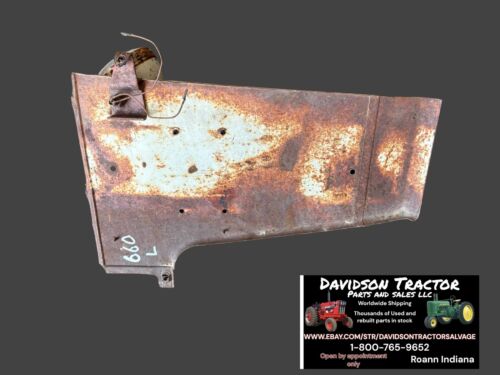 IHC Farmall 660 Left Radiator Side Panel W/ Headlight Bracket Antique Tractor