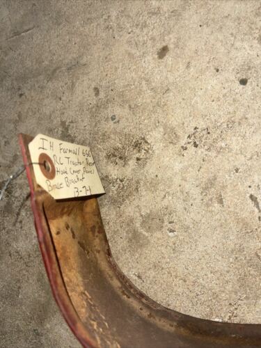 International Farmall 656 rowcrop tractor IH rear hood cover panel brace bracket