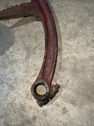 Farmall IH Super M SM tractor ORIGINAL left brake pedal w/ lock latch bar