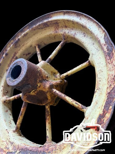 John Deere 4x16 Round Spoked Implement Rim 4 Bolt Hub Cap Antique Tractor