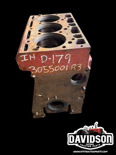 IH INTERNATIONAL 484 DIESEL BLOCK D179 GOOD USED BLOCK 3055001R3