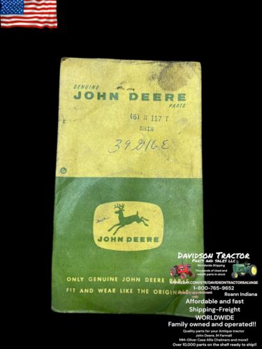 M117T Genuine John Deere Shim Set (6) New Old Stock