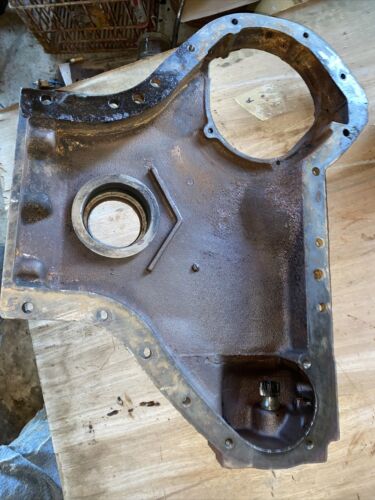 Farmall MD M Diesel Tractor IH engine motor front cover panel