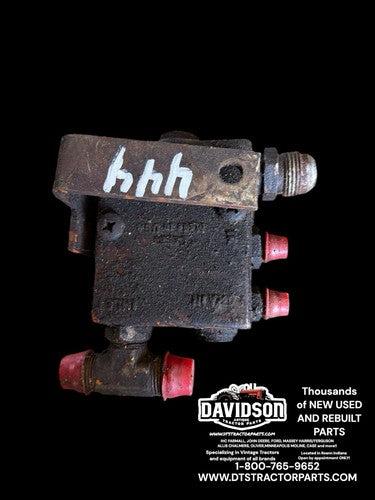 International 444 Hydraulic Flow Valve Assembly Antique Tractor