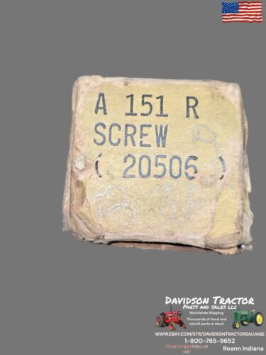 A151R John Deere Brake Adjusting Screw For A, AR, AO, B, BR, BO, G, H