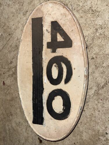 Farmall 460 RC IH tractor ORIGINAL front side panel oval emblem badge E12