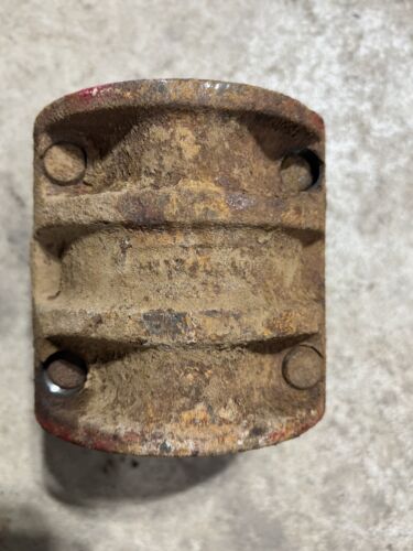 Farmall Super C SC IH Tractor original wheel hub wedge clamp w/ bolts to axle