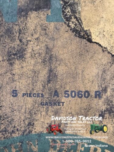 Genuine John Deere A5060R New Old Stock Gaskets (5CT)