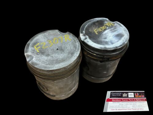 John Deere 70 Gas Oversized .045 Pistons PAIR  F2307R Antique Tractor