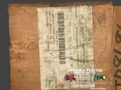 Genuine John Deere Bearing Cone - JD8196