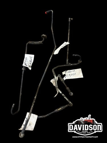 Kubota M9000 Tractor Steel Line And Linkage Lot