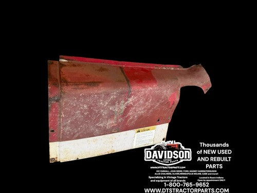International 1066 Tractor Original IH IHC left rear dash hood section panel