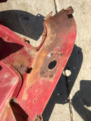 Farmall 300 RC Tractor IH dash cowling valve cover tachometer cover & light post