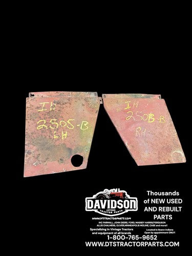 IH 2505-B International Hood Side Panels Pair Antique Tractor