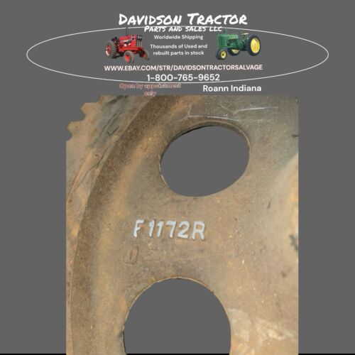 John Deere F1172R John Deere Bull Bowl Gear Antique Tractor