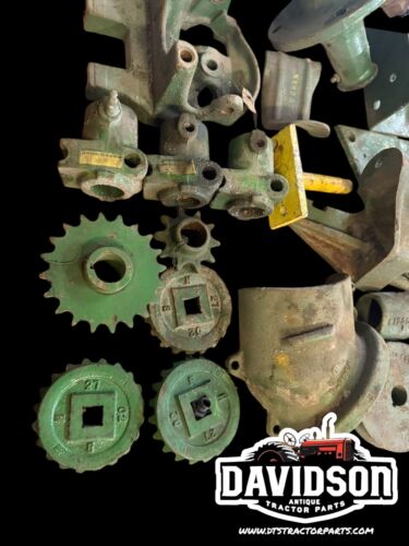 Large John Deere Implement Parts Lot New Old Stock Sprockets Spindles Pulleys