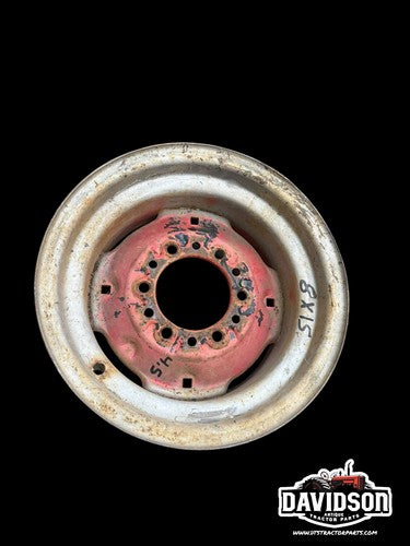 8X15 6 Bolt Front Tractor Rim Antique Tractor 4.5 Inch Center Hole