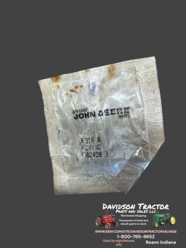 John Deere Original New Old Stock# R316R - Packing Genuine John Deere