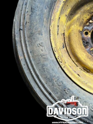 6.00x16 John Deere A,B,G Front Rim/Tire Antique Tractor