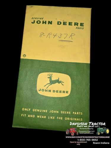 Genuine John Deere R437R New Old Stock Gasket