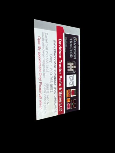 1957 Farmall 450 Tractor Pinion Gear Shaft Assembly