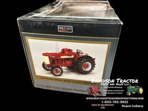 INTERNATIONAL HARVESTER HIGHLY DETAILED W450 LP TRACTOR COLLECTIBLE 1 1-16th SC