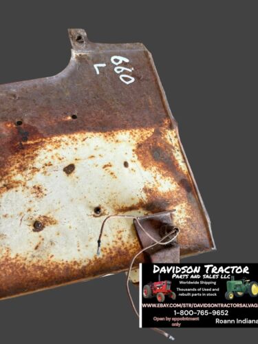 IHC Farmall 660 Left Radiator Side Panel W/ Headlight Bracket Antique Tractor