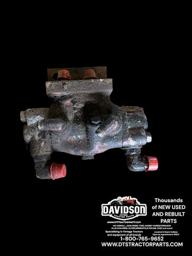 International 444 IH tractor hydraulic control flow valve to powersteering steer