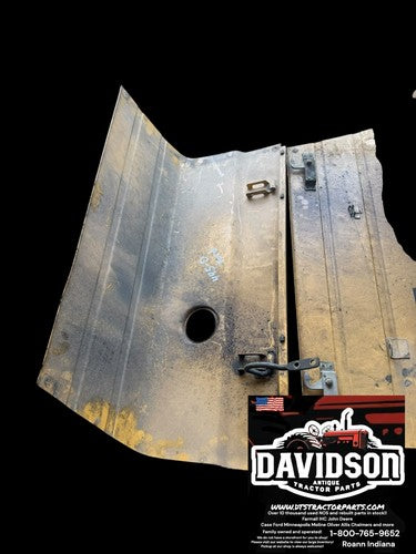 Ford 455-D Hood Side Panel Pair Antique Tractor