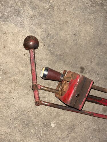 Farmall IH A tractor Vac Vacuum lift control rod w/ handle & mounting bracket