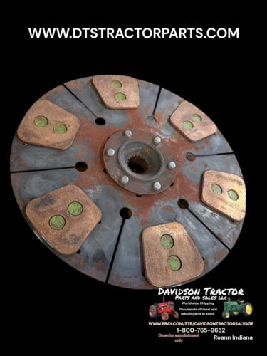 R43203HD6OP 13.5" Heavy Duty Clutch Disc Fits John Deere Tractor 4320