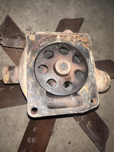 McCormick Super WD9 Water Pump Fan Assembly Antique Tractor