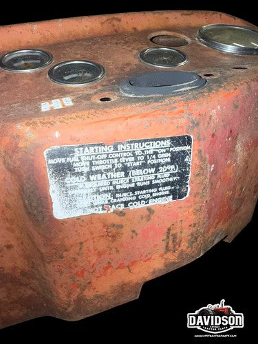 Massey Ferguson 135 Dash Cover Assembly W/emblems Antique Tractor